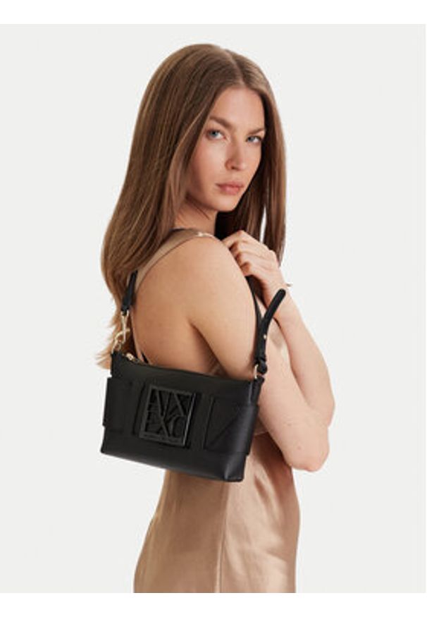 Armani Exchange Torebka 942907 0A874 00020 Czarny. Kolor: czarny. Materiał: skórzane