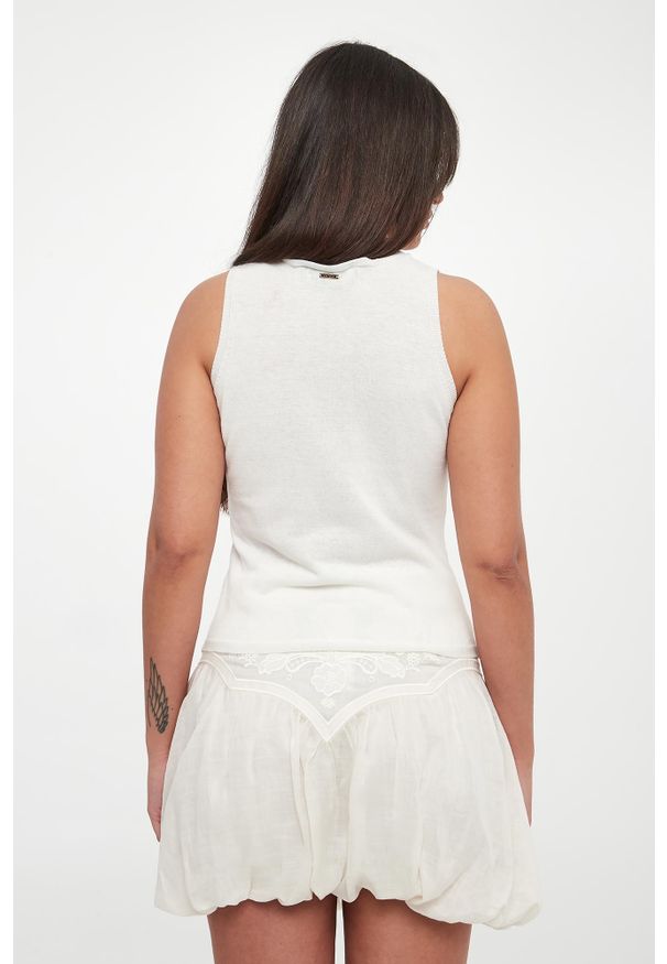 Twinset Milano - Top damski z nadrukiem czereśni TWINSET. Wzór: nadruk