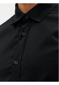 Jack & Jones - Jack&Jones Koszula Harvey 12248522 Czarny Slim Fit. Kolor: czarny. Materiał: syntetyk