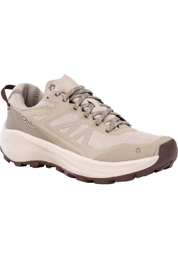 OBOZ - Damskie buty trekkingowe Oboz Katabatic LT GTX Low. Kolor: beżowy. Styl: sportowy