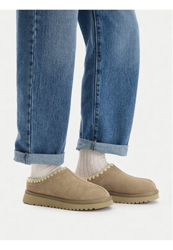 Badura Śniegowce EO-DAISY-TS6299-01 Beżowy. Kolor: beżowy. Materiał: skóra, zamsz