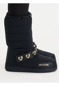 Love Moschino - LOVE MOSCHINO Śniegowce JA24192G1NISD00B Czarny. Kolor: czarny. Materiał: materiał #7