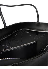 Calvin Klein Torebka Emblem Aop Perfor Lthr Tote LV04F3359G Czarny. Kolor: czarny. Materiał: skórzane #3