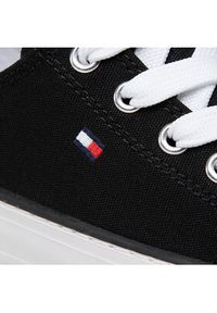 TOMMY HILFIGER - Tommy Hilfiger Trampki Low Cut Lace-Up Sneaker T3A4-32118-0890 M Czarny. Kolor: czarny. Materiał: materiał #4