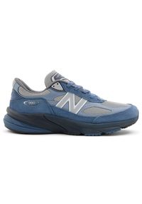 Buty unisex New Balance U990LT6 – niebieskie. Kolor: niebieski. Materiał: zamsz, guma, materiał, syntetyk. Szerokość cholewki: normalna. Sport: bieganie #1