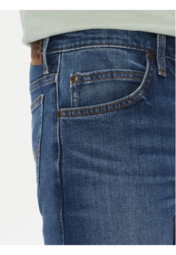 Lee Jeansy Rider 112363852 Niebieski Slim Fit. Kolor: niebieski