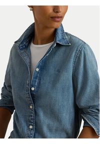 Lauren Ralph Lauren - LAUREN RALPH LAUREN Koszula jeansowa 200P08166001 Niebieski Straight Fit. Kolor: niebieski. Materiał: bawełna #5