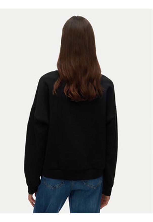 Vero Moda Bluza Lotte 10333544 Czarny Regular Fit. Kolor: czarny. Materiał: bawełna