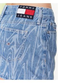 Tommy Jeans Spódnica jeansowa Sophie Micro Mini DW0DW15631 Niebieski Regular Fit. Kolor: niebieski. Materiał: bawełna