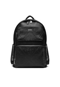 Guess Plecak HMBOMG P5442 Czarny. Kolor: czarny. Materiał: skóra