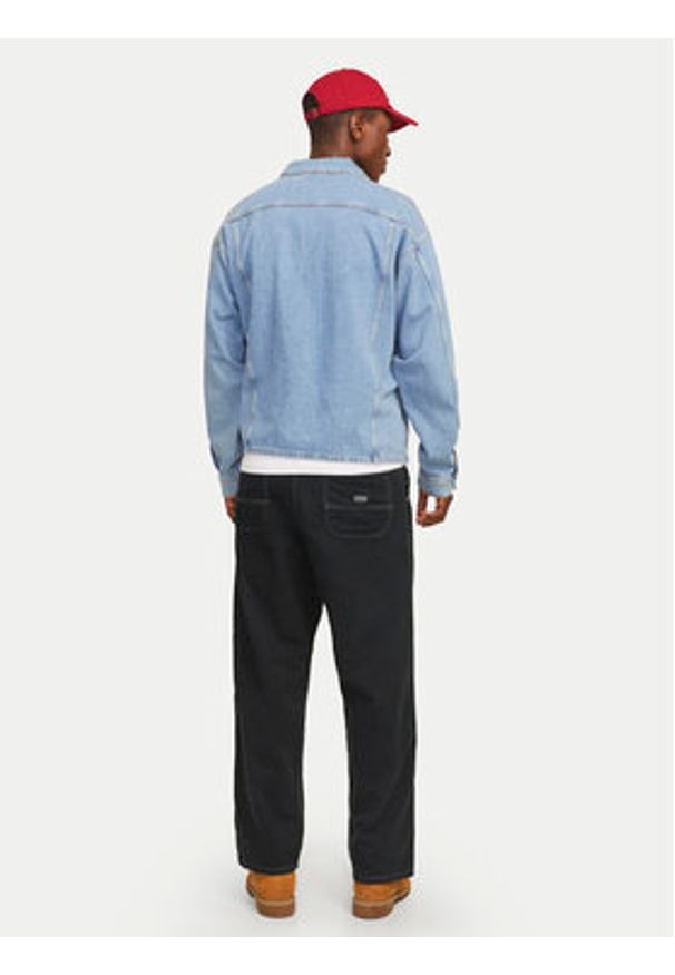 Jack & Jones Spodnie materiałowe Owen 12273515 Czarny Baggy Fit. Kolor: czarny. Materiał: bawełna