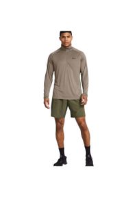 Under Armour - Spodenki na trening do ćwiczeń męskie UNDER ARMOUR szybkoschnące. Kolor: zielony. Sport: fitness #2