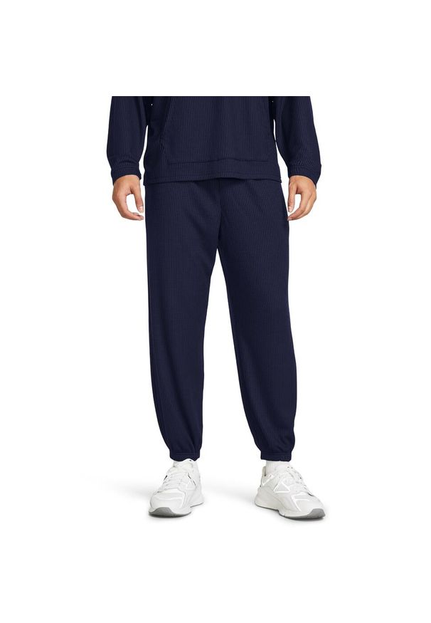 Jogging Under Armour Rival Waffle. Kolor: niebieski, biały, wielokolorowy. Długość: długie. Sport: bieganie