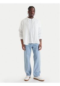 Calvin Klein Jeans Koszula LV04RF121G Biały Regular Fit. Kolor: biały. Materiał: len #2