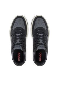 Hugo - HUGO Sneakersy Hadrian 50541700 Szary. Kolor: szary. Materiał: skóra #4