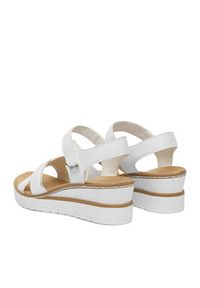 Rieker Sandały CEO-V38G9-80 Biały. Kolor: biały. Materiał: skóra #7