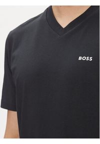 BOSS - Boss T-Shirt Tee V 50506347 Granatowy Regular Fit. Kolor: niebieski. Materiał: bawełna #4