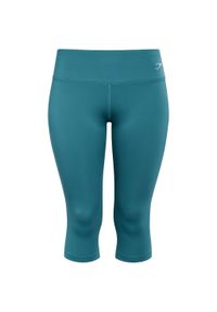 GYMSHARK - Legginsy treningowe damskie Gymshark Training Cropped. Kolor: niebieski. Sport: fitness