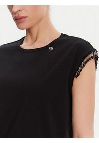 Liu Jo Bluzka WA5158 J5003 Czarny Regular Fit. Kolor: czarny. Materiał: bawełna #3