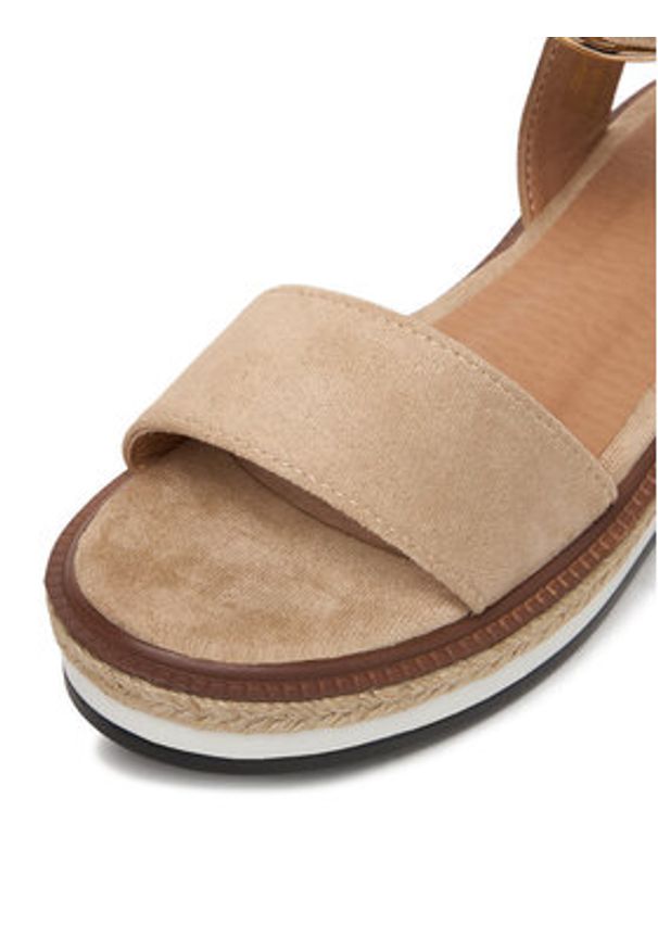 DeeZee Sandały CEO-WS091-01 Beżowy. Kolor: beżowy. Materiał: materiał