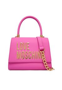 Love Moschino - LOVE MOSCHINO Torebka JC4024PP1OKD0604 Różowy. Kolor: różowy. Materiał: skórzane #3