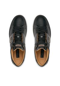 Philipp Plein - PHILIPP PLEIN Sneakersy Leather Lo-Top Sneakers AACS USC0513 PLE010N Czarny. Kolor: czarny