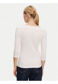TOMMY HILFIGER - Tommy Hilfiger Bluzka New Cody WW0WW40589 Różowy Slim Fit. Kolor: różowy. Materiał: bawełna #5