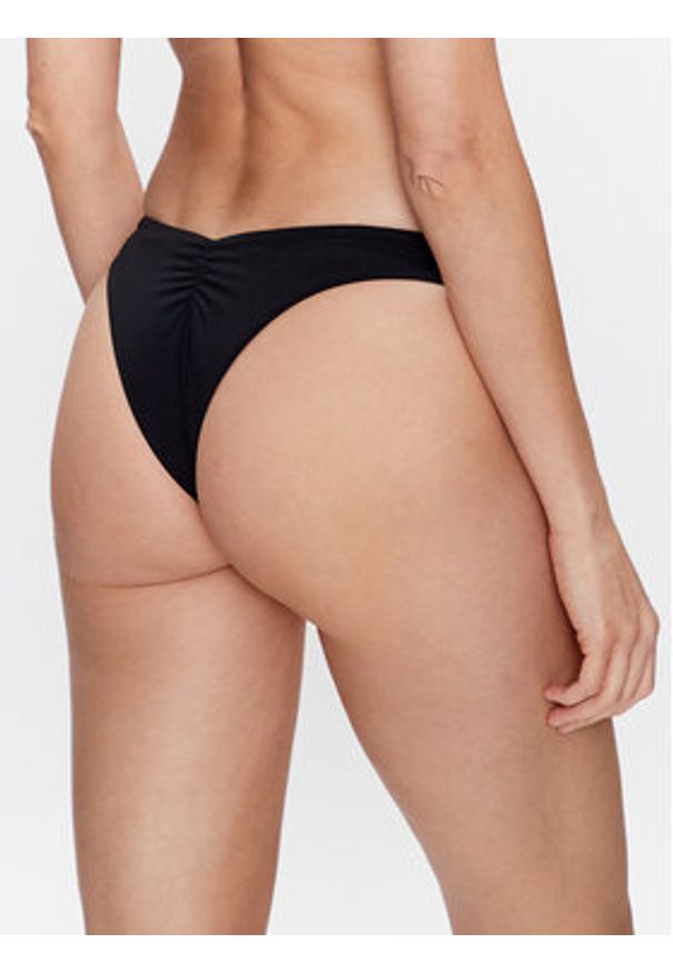 Seafolly Dół od bikini Collective 40707-942 Czarny. Kolor: czarny. Materiał: syntetyk