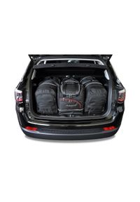 KJUST - Torby Do Bagażnika Jeep Compass 2017+ 4Szt Kjust. Kolor: czarny. Styl: sportowy #1
