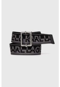 Karl Lagerfeld pasek kolor czarny. Kolor: czarny #1