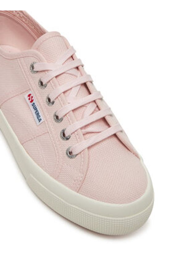 Superga Tenisówki 2740 Platform S21384W Różowy. Kolor: różowy. Materiał: materiał. Obcas: na platformie