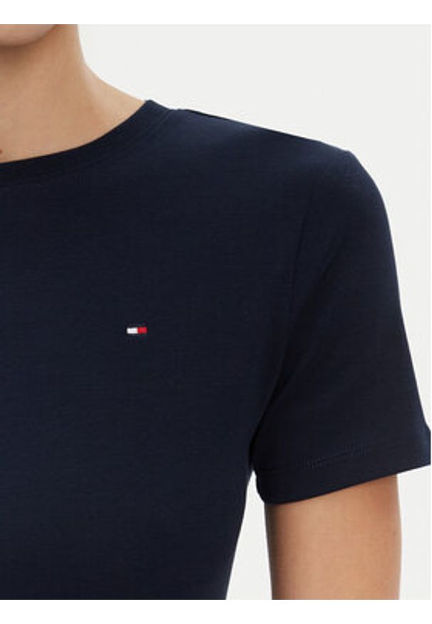 TOMMY HILFIGER - Tommy Hilfiger T-Shirt New Cody WW0WW40587 Granatowy Regular Fit. Kolor: niebieski. Materiał: bawełna