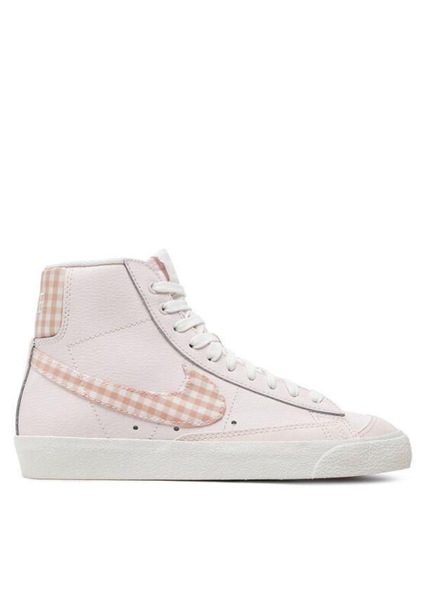 Nike Sneakersy Blazer Mid '77 FD9163-600 Różowy. Kolor: różowy. Materiał: skóra