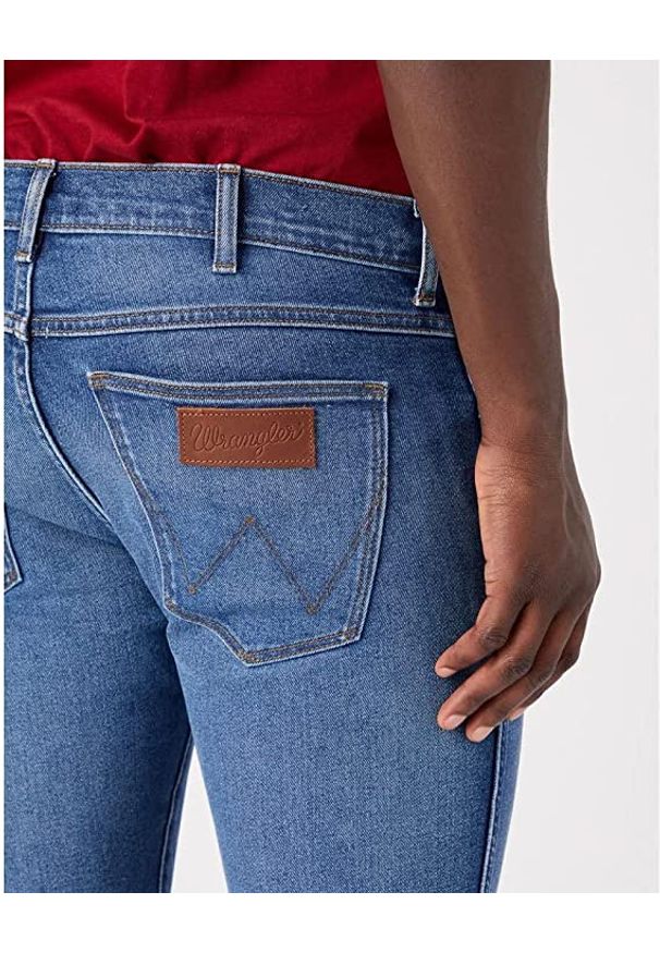 Wrangler - WRANGLER LARSTON MĘSKIE SPODNIE JEANSOWE JEANSY COWBOY HERO W18SU823O 112320037