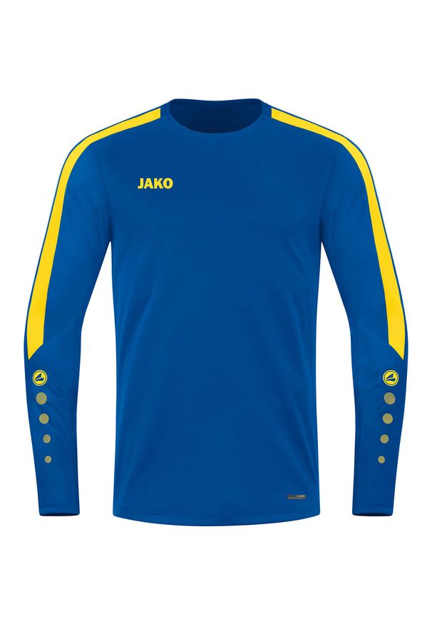 Dziecięca bluza dresowa Jako Power. Kolor: żółty, niebieski, wielokolorowy. Materiał: dresówka. Długość rękawa: długi rękaw