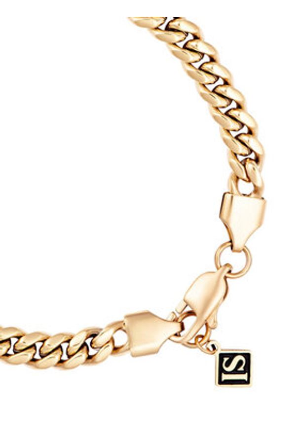 ICED STUFF Bransoletka Miami Cuban Link Złoty. Materiał: metalowe. Kolor: złoty