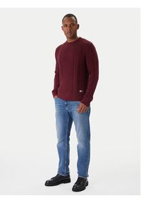 Tommy Jeans Sweter DM0DM22101 Czerwony Regular Fit. Kolor: czerwony. Materiał: bawełna #4