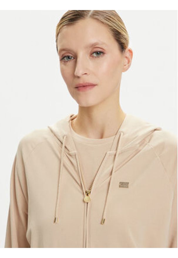 EA7 Emporio Armani Bluza 7W000458 AF13135 U1046 Beżowy Regular Fit. Kolor: beżowy. Materiał: bawełna