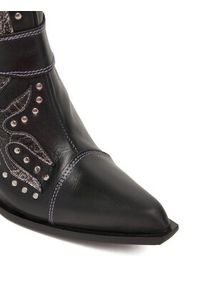 NEW ROCK Kowbojki M-7919-S1 Czarny. Kolor: czarny. Materiał: skóra. Styl: rockowy #3