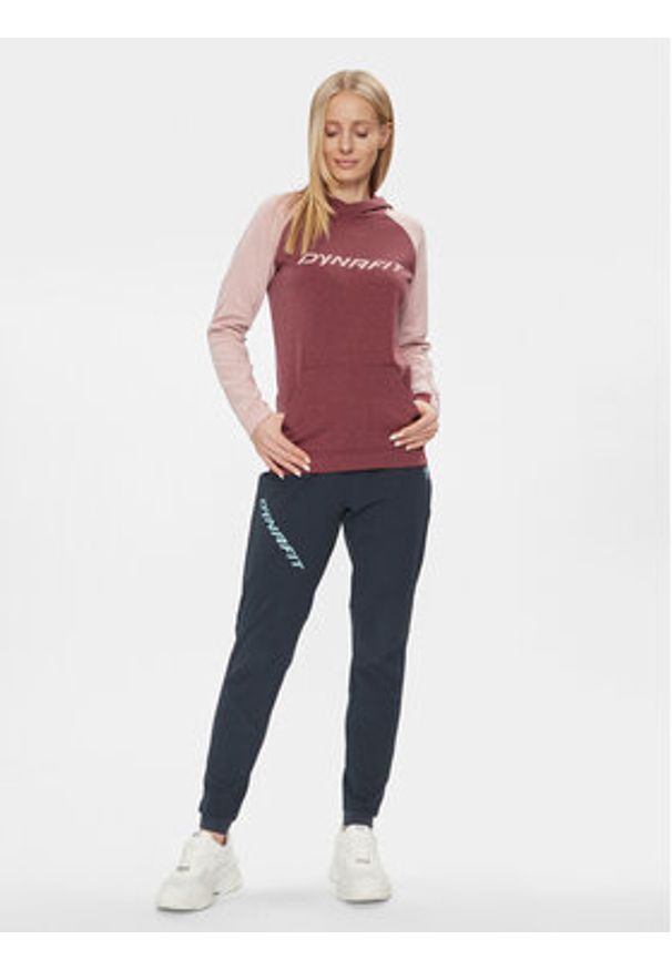 Dynafit Bluza techniczna 24/7 Ptc Hoody W 71505 Bordowy Regular Fit. Kolor: czerwony. Materiał: syntetyk