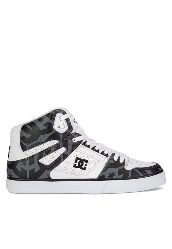 DC Shoes Sneakersy PURE HIGH-TOP WC ADYS400043-XKWS Biały. Kolor: biały. Materiał: skóra