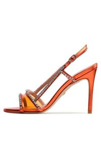 Stuart Weitzman Sandały Mondrian Glam 100 Sa SC242 Pomarańczowy. Kolor: pomarańczowy. Materiał: skóra #3