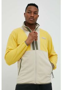 columbia - Columbia bluza męska kolor żółty wzorzysta 1890764.SS23-743. Kolor: żółty. Materiał: dzianina #2