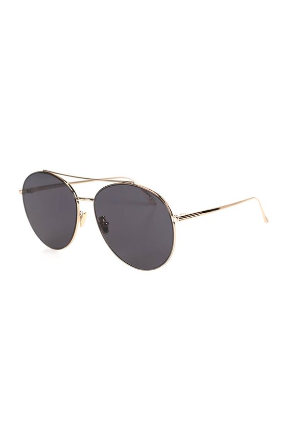 Tom Ford Okulary "Cleo". Kształt: okrągłe. Materiał: materiał