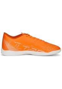 Buty do futsalu męskie Puma Ultra Play IT. Kolor: pomarańczowy. Materiał: materiał, syntetyk. Sport: piłka nożna
