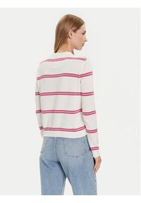 Tommy Jeans Sweter Essential DW0DW20159 Écru Regular Fit. Materiał: bawełna