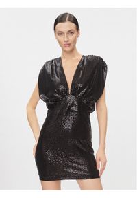 Rinascimento Sukienka koktajlowa CFC0116365003 Czarny Regular Fit. Kolor: czarny. Materiał: syntetyk. Styl: wizytowy
