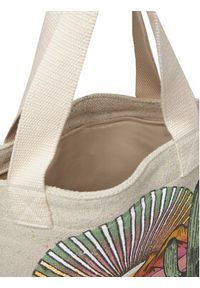 Roxy Plecak Drink The Wave ERJBP04876 Beżowy. Kolor: beżowy. Materiał: bawełna, materiał #3