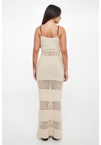 Elisabetta Franchi - Sukienka maxi z tkaniny bouclé ELISABETTA FRANCHI. Materiał: tkanina. Długość: maxi #4