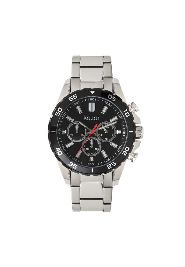 Kazar - Zegarek męski. Kolor: srebrny. Styl: elegancki, klasyczny